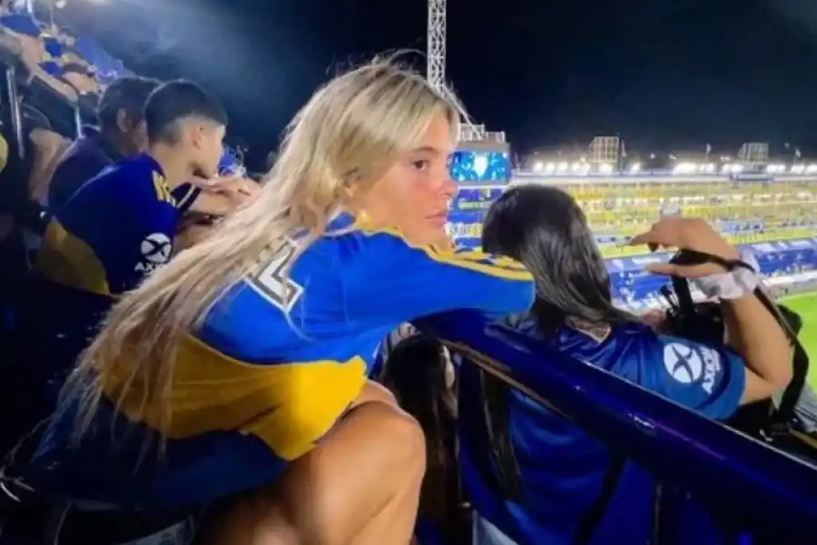 Sol Sheckler en la Bombonera.