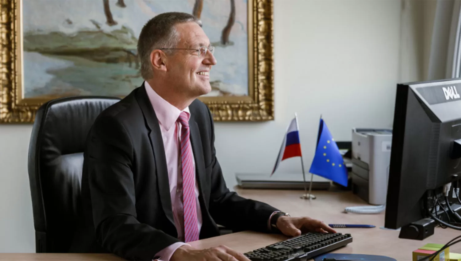 UN HECHO. Rusia le comunicó la decisión a Markus Ederer, embajador de la UE en Rusia.