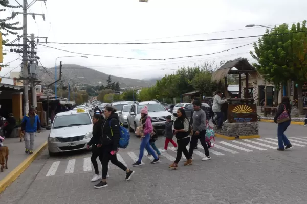El Viernes Santo se vive a puro movimiento en Tafí del Valle