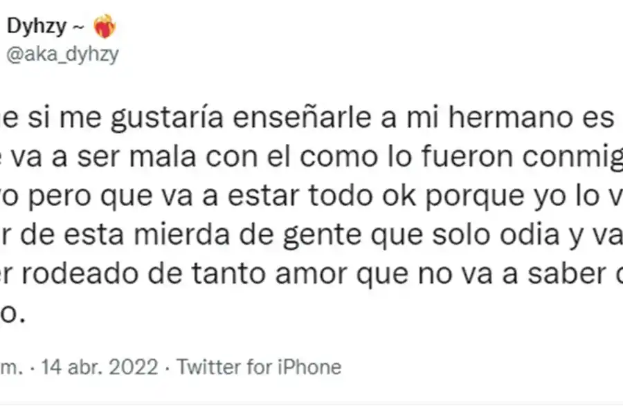 El mensaje de Tani Fernández a su hermano Francisco