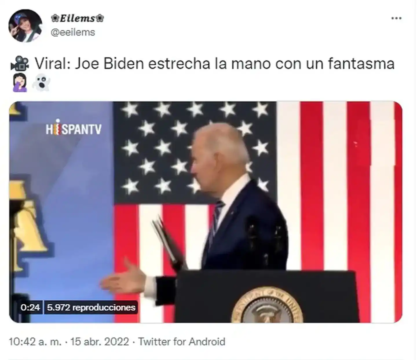 Video: Joe Biden protagonizó un momento incómodo al saludar “al aire”