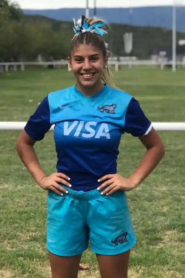 EMOCIÓN. “Es una sensación hermosa estar en la Selección”. (Constanza Entable-Alberdi Rugby).  
