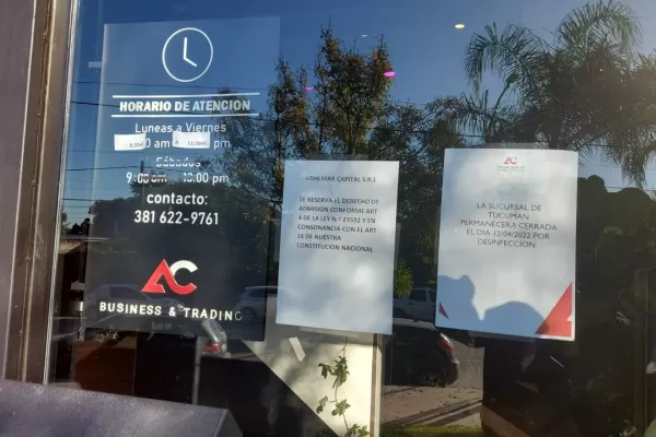La sucursal de Adhemar en Tucumán se mantiene cerrada y crece la incertidumbre