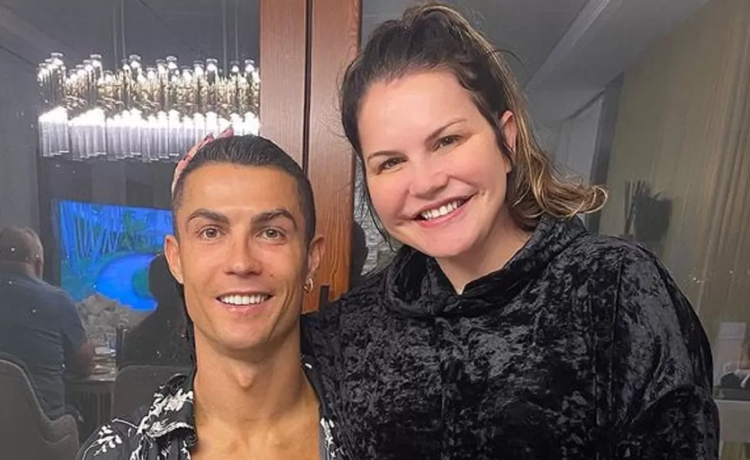 Cristiano Ronaldo junto a su hermana, Katia Aveiro