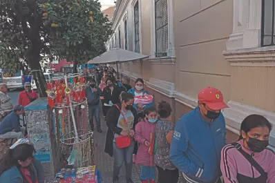 Los fieles honraron a su santo todo el día