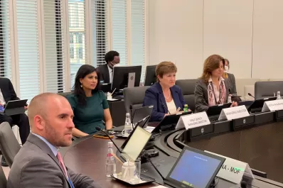 Guzmán participó de la reunión del G20