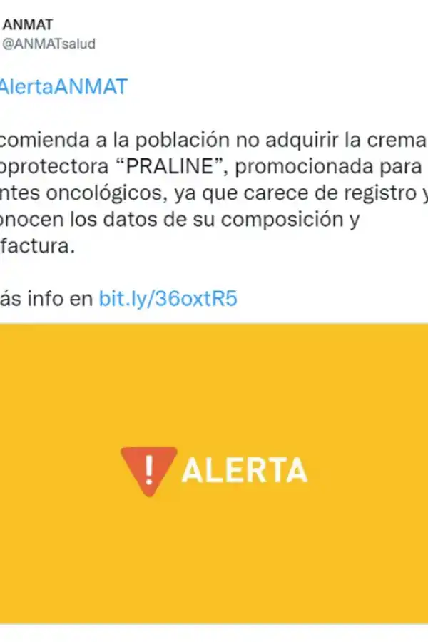 La Anmat alertó sobre una crema engañosa para pacientes oncológicos