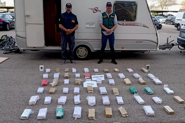 Cayó una banda que intentó traficar cocaína desde Argentina hacia España