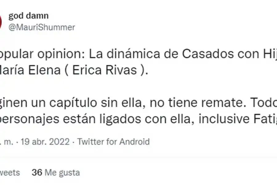 Casados con Hijos: los fanáticos estallaron en las redes por la ausencia de Érica Rivas 