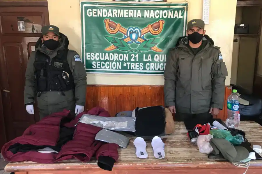 Foto tomada de Gendarmería Nacional.