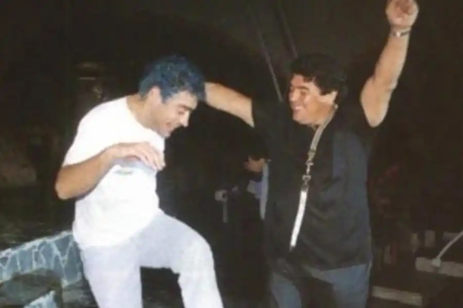 Maradona y Rodrigo se encontraron en Cuba