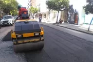 Realizan obras de repavimentación en Barrio Norte y otros puntos de la capital
