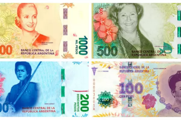 Cómo son los nuevos billetes que estarán pronto en circulación y qué valor tendrán