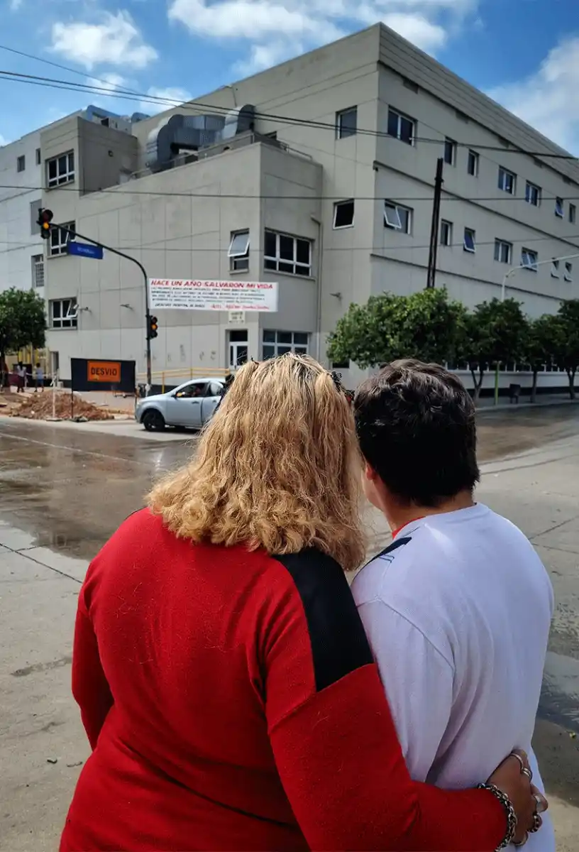 Hace un año le salvaron la vida y hoy agradeció a los médicos con un pasacalle