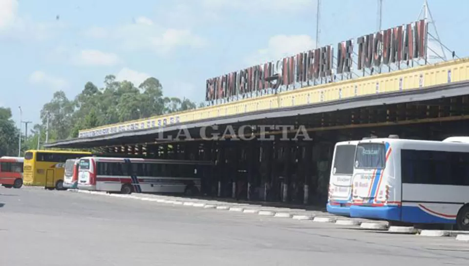 Terminal de colectivos ARCHIVO LA GACETA 