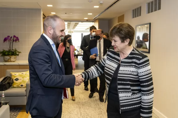 Martín Guzmán, tras la reunión con la directora del FMI: No vamos a cambiar las metas