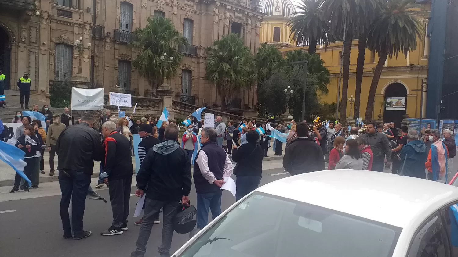 Manifestación en Tucumán. Foto @JBoassi