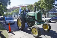 Tractorazo: productores rurales llegaron a la Plaza de Mayo con reclamos al Gobierno