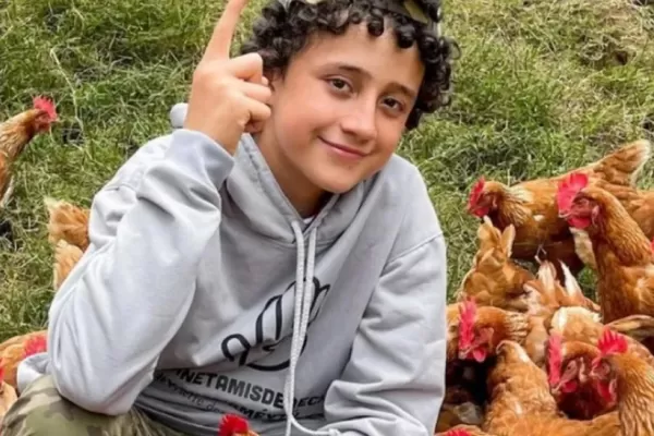 La insólita respuesta de un niño del campo a una vegana que lo criticó por criar gallinas