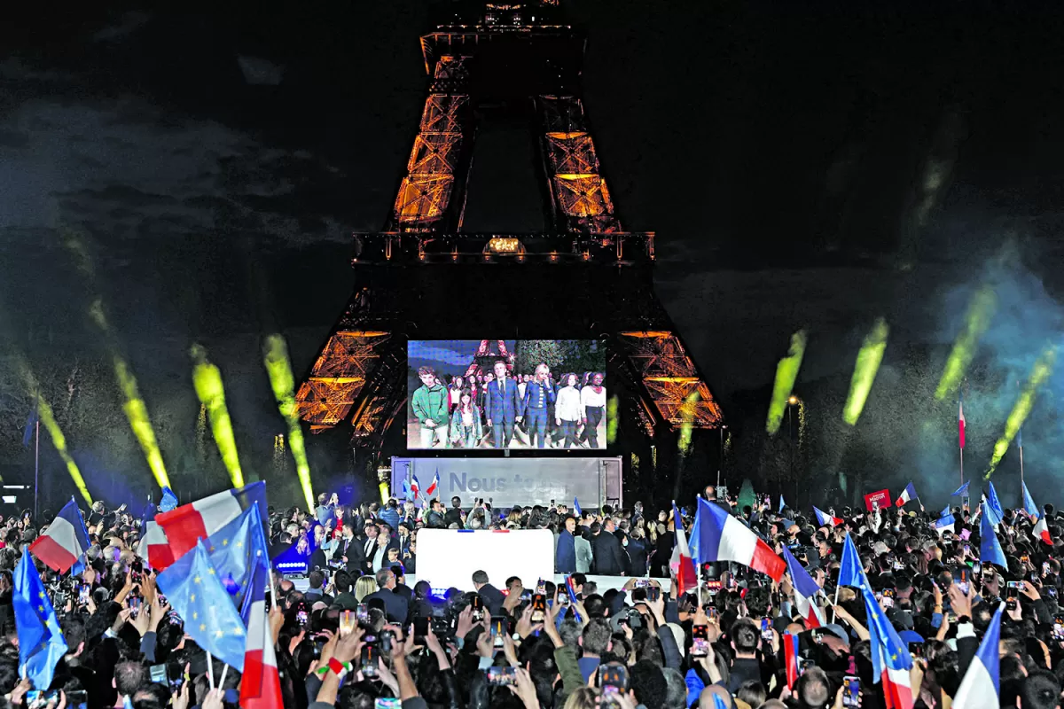 Triunfo de Macron en Francia: los que festejaron