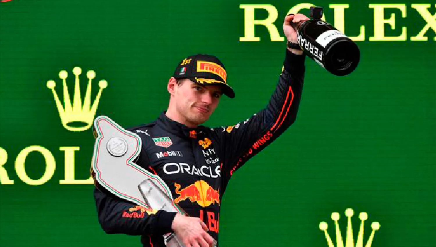 RECUPERACIÓN. Max Verstappen quedó a 27 puntos del líder del campeonato Charles Leclerc.