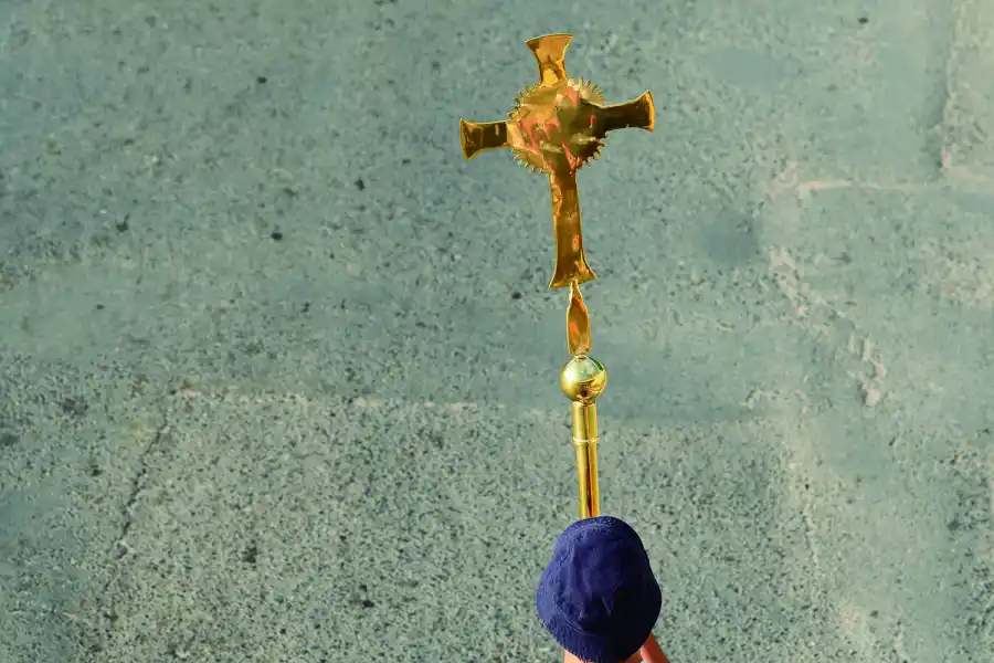 FESTEJO. Para celebrar a Jesús misericordioso, hubo diferentes imágenes de Cristo peregrinando en Alderetes. 