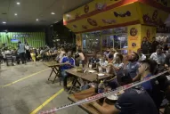 Atlético: los hinchas terminaron satisfechos con el empate  