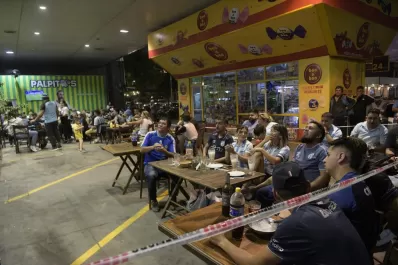 Atlético: los hinchas terminaron satisfechos con el empate