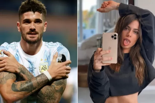 Confirman el romance entre Rodrigo De Paul y Tini Stoessel