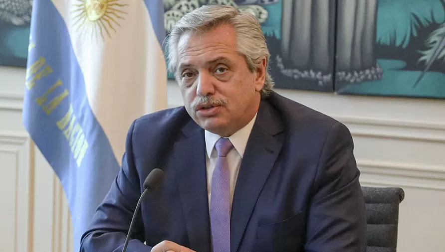 El presidente, Alberto Fernández.
