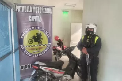 Encontraron una motocicleta que había sido robada en Alderetes