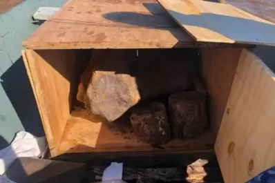 Se llevaban a Uruguay un meteorito valuado en U$S 1 millón