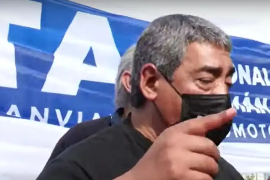César González, titular de UTA Tucumán. CAPTURA DE VIDEO
