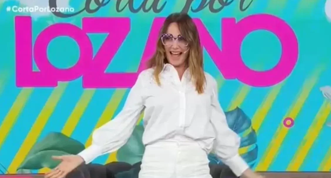 Verónica Lozano se paró en vivo 