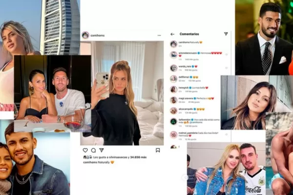 El apoyo de Antonella, Wanda y varias esposas de futbolistas a la ex pareja de De Paul