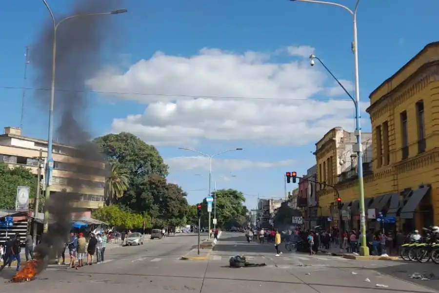PROTESTA, tras el operativo. 