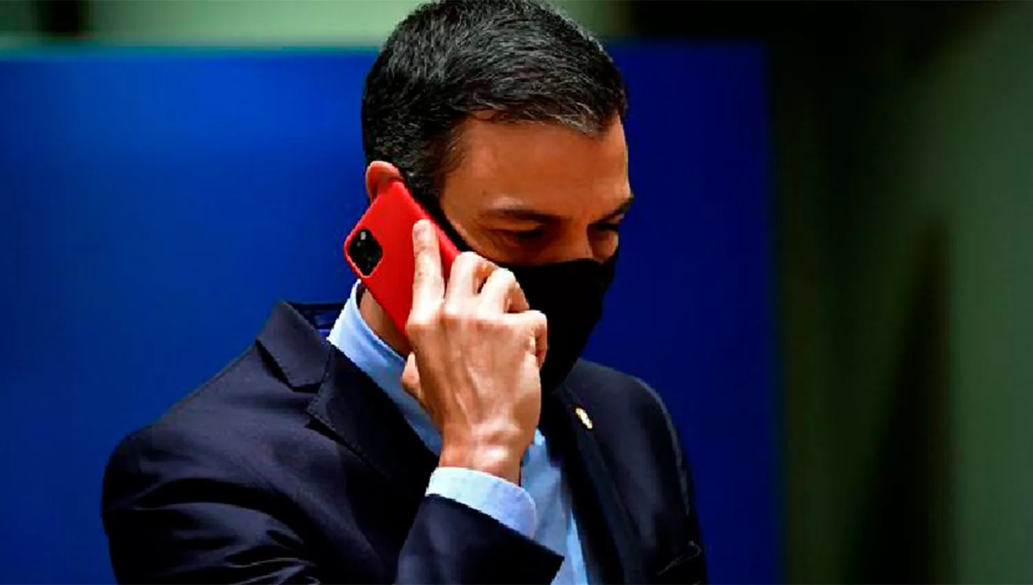 PINCHADO. El celular del presidente Pedro Sánchez habría sido infectado en mayo de 2021 sostuvieron autoridades españolas.