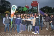 Campero, junto a Sánchez, inauguró la obra de revalorización de la rotonda del pie cerro