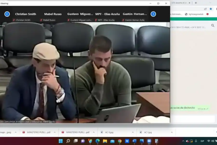 DETENIDO. Zarlenga está detenido en la seccional 3°.  