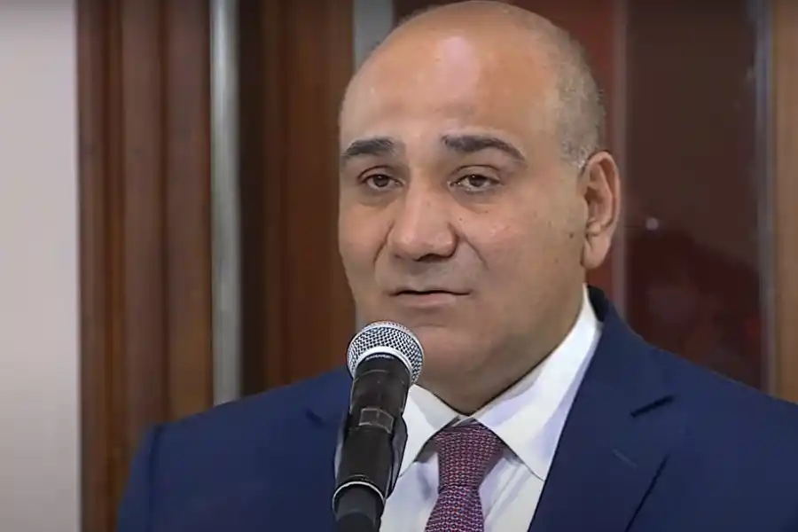 EN CONFERENCIA DE PRENSA. Juan Manzur, jefe de Gabinete.