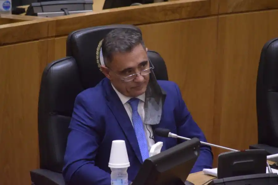 EN LA BANCA. Horacio Vermal, legislador de FR. Foto de Prensa Fuerza Republicana