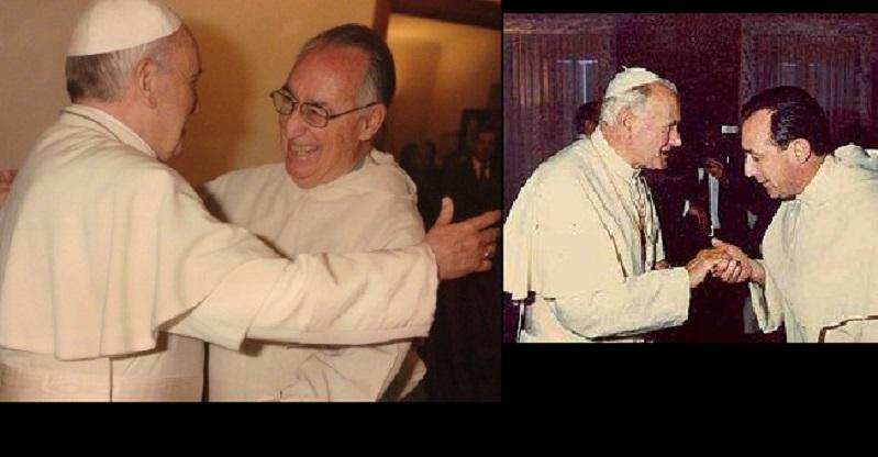 Fosbery, dos recibimientos con el Papa Francisco y con el Papa Juan Pablo Segundo. 