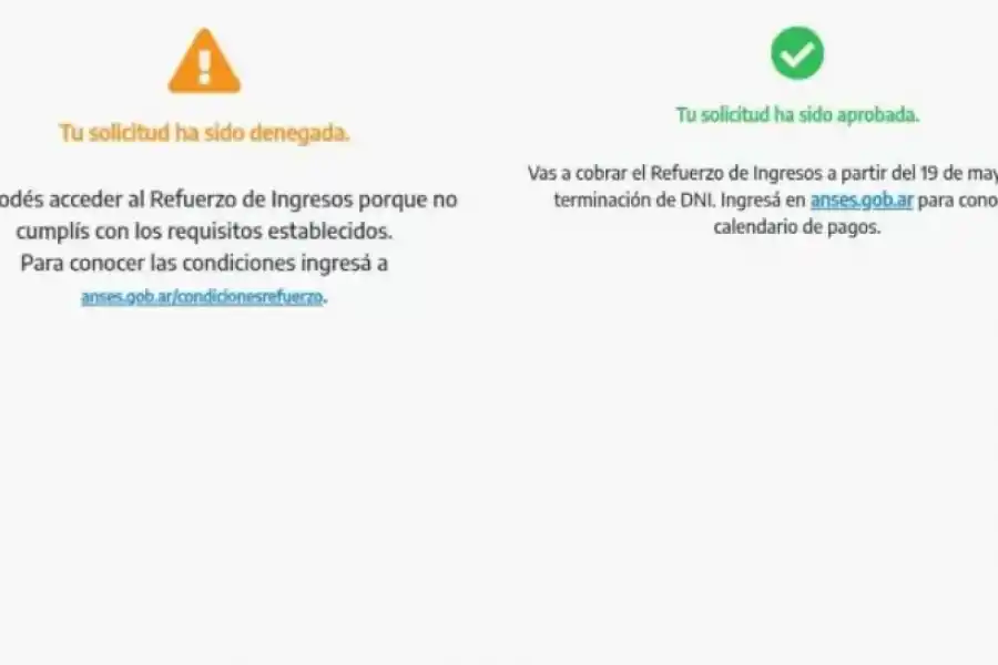 IFE 4: ¿qué hacer si me rechazaron el bono del Refuerzo de Ingresos?