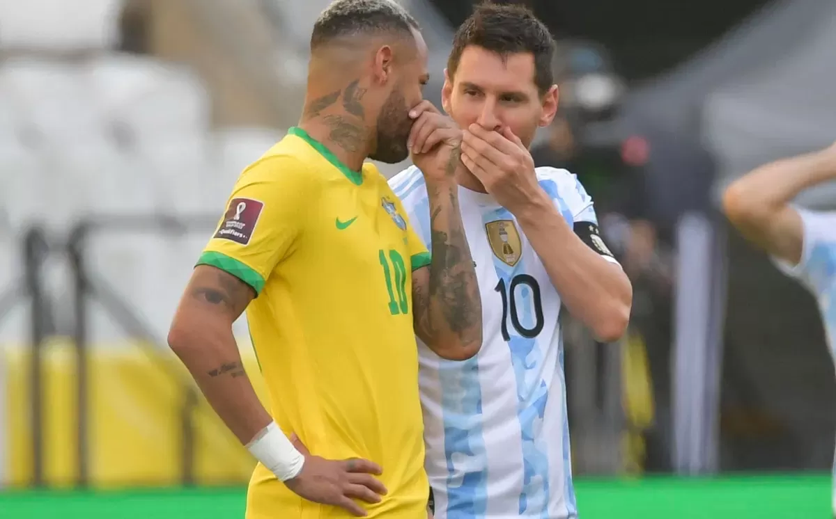 Neymar y Messi. Reuters