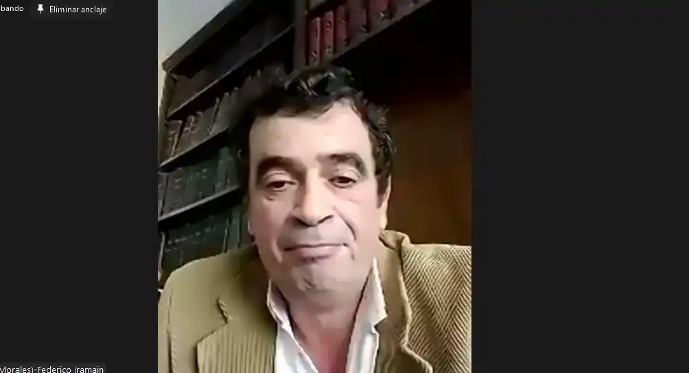 Federico Iramain se quejó por el control.