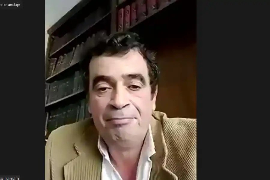 Federico Iramain se quejó por el control.