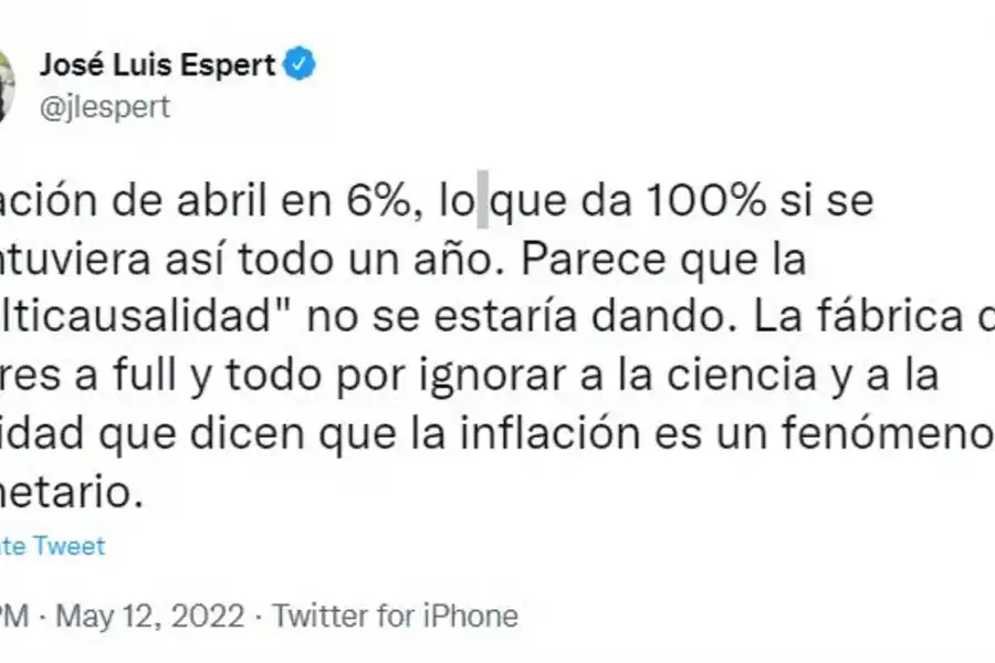 Tras conocerse la inflación de abril, la oposición arremetió contra el Gobierno