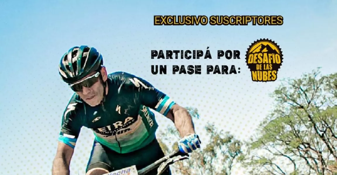 Exclusivo suscriptores: ¡Ganá un pase gratis y una remera para el Desafío de las Nubes de Mountain Bike 2022!