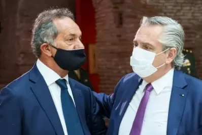 En medio de la interna, Daniel Scioli reiteró su apoyo a Alberto Fernández