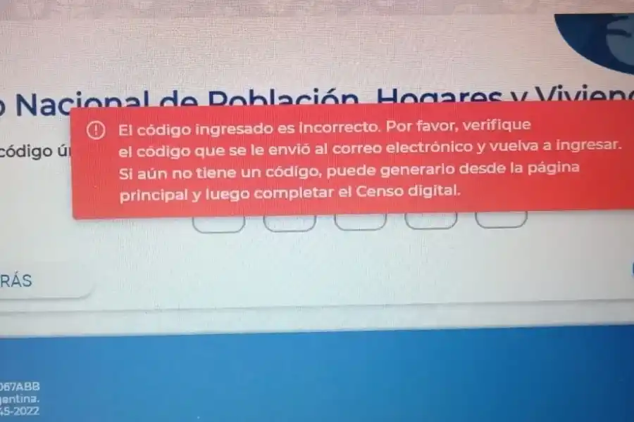 A un día del Censo 2022, reportan fallas para completar los cuestionarios de forma virtual